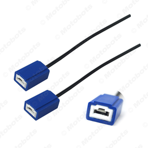 H1 H3 femmina presa in ceramica adattatore con cavo luce presa faro connettore cablaggio <span class=keywords><strong>H4</strong></span> presa ceramica - Product Image 3