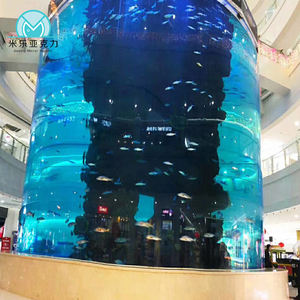 Support d'aquarium rond de 55 gallons en acrylique incassable personnalisé bon marché et durable de haute qualité - Product Image 2