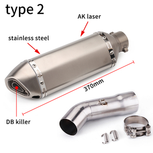 Système d'échappement pour moto Yamaha FZ8 FZ8N <span class=keywords><strong>FZ8S</strong></span> S YZF-FZ8 FZ800 Fazer, échappement moto, système d'échappement, tuyau intermédiaire à glissière, course modifiée - Product Image 4