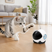 Jouet interactif intelligent pour animaux de compagnie, robot interactif pour animaux de compagnie, robot pour chat et chien avec fonction de croisière automatique, évitement des obstacles, contrôle par application