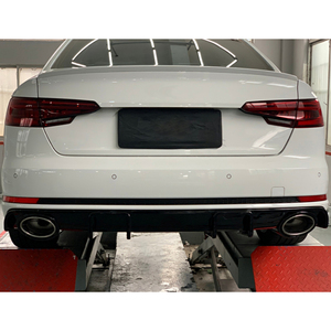 Kit carrosserie avec lèvre de calandre avant/arrière et feux antibrouillard pour Audi A4 RS4 2017-2019, nouveau, fixation par boulons, ajustement universel, amélioration - Product Image 5