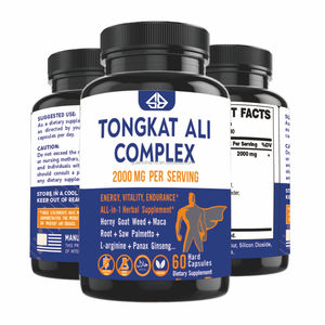 OEM Tongkat Ali, Horny Goat Weed, Maca, Ginseng, 9 en 1, Suplemento Herbal para Adultos, Energía, Resistencia, Vitalidad, 60 Cápsulas - Product Image 1