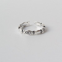 Version coréenne de la nouvelle mode rétro anneau de poisson personnalité féminine tendance pour arrêter la personnalité bague boudoir