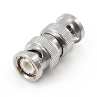 Adaptateur coaxial RF XINQY BNC mâle-mâle JJSD 50 Ohm pour la diffusion et la communication RF