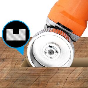 Meule d'angle ronde en <span class=keywords><strong>bois</strong></span> ponçage sculpture outil rotatif <span class=keywords><strong>disque</strong></span> abrasif <span class=keywords><strong>pour</strong></span> <span class=keywords><strong>meuleuse</strong></span> d'angle 100 <span class=keywords><strong>125</strong></span> carbure de tungstène - Product Image 2