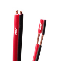 Kabel Speaker Peralatan Rumah Tangga Khusus UL2468 2 Inti Ganda PVC 16-28awg Kabel Kembar