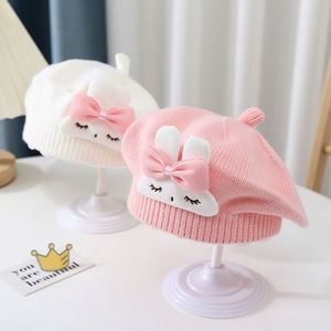 <span class=keywords><strong>Béret</strong></span> en laine tricoté à motif animal pour bébé <span class=keywords><strong>garçon</strong></span> et fille, printemps et automne, mignon, chaud et coupe-vent - Product Image 1