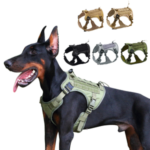 Rarewe Manufacturer Wholesale Heavy Duty No Pull High Quality Tactical Dog <strong>Harness</strong> for Large Dogs With Handle - Product Image 1