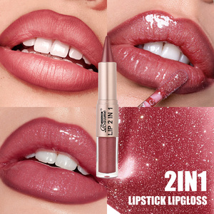 Crayon à lèvres double embout 2-en-1 personnalisé pour marque privée, waterproof, longue tenue, haute pigmentation, végétalien - Product Image 4