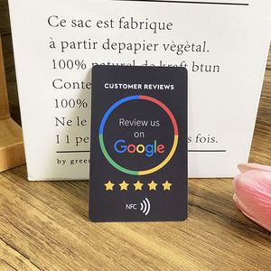 Carte NFC en plastique personnalisable avec code QR programmable pour les réseaux sociaux et les avis <span class=keywords><strong>Google</strong></span> - Product Image 5