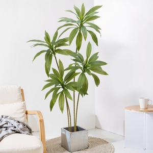 Piante Artificiali Dracaena Fragrans, Alberi Finti per Decorazione Casa, Ufficio, Interni, <span class=keywords><strong>Regalo</strong></span> di Inaugurazione Casa - Product Image 4