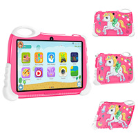 Tablet Android 8 de 7 Pulgadas de Alta Calidad, Diseño Personalizado de Caballo para Niños, 1GB+16GB, MTK Octa Core, Wi-Fi, Sólida y Resistente
