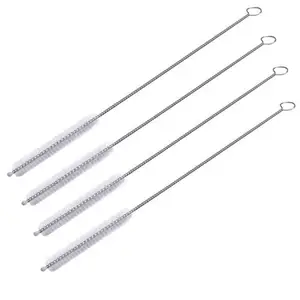 Long Straw Brush, Nylon Pipe Tube Cleaner 8.2-ihch 10 Different Diameters Set of 5