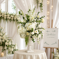 Décorations de mariage personnalisées, ornements de table, décoration de table de mariage artificielle, arrangement d'arche pour événement, boule de fleurs artificielles