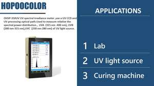 Hopoocolor <span class=keywords><strong>UV</strong></span> spektrometre OHSP350UV taşınabilir spektrometre <span class=keywords><strong>UV</strong></span> <span class=keywords><strong>VIS</strong></span> Tester - Product Image 5