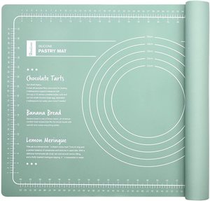 Classic Eco-friendly Silicone Pastry Baking <b>Mat</b> Non-Stick Fondant <b>Rolling</b> Dough with Measurement for Dough <b>Rolling</b> - Product Image 1