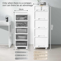 Armoire de rangement multi-niveaux de style tiroir GY813, à placer sous le bureau, pour le rangement de collations et de dossiers dans le bureau à domicile