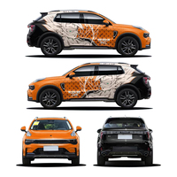 Pembungkus Mobil Vinyl PVC Custom Full Body Satu Bagian Motif Anime Dragon Ball Luffy Berubah Warna Perekat Sendiri