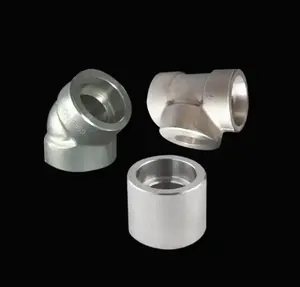 National standard Aging Resistant welding elbow Socket Weld Forged Tee 304 316L Carbon Steel Forged Pipe Fittings