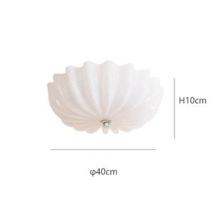 Lampada pendente a forma di fiore in stile crema retrò creativa per soggiorno camera da letto - Product Image 2