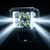Luz de Trabajo LED Rectangular de 4 Pulgadas y 36 W, Emisión de Luz por 3 Lados, IP68 Resistente al Agua, 12-48 V, 1920 lm, para Vehículos Todoterreno, Camiones, Montacargas y Maquinaria