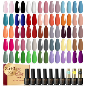 Wholesale UV <b>Gel</b> <b>Nail</b> Polish <b>Set</b> 38 Bottles Including Nude Shaping Glue No-Wash Manicure Top Base Coat LED Lamp Source Art Use - Product Image 6