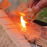Allume-feu écologiques SUNRICH, 8 minutes, résistants à l'eau, pour cuisine extérieure, camping, barbecue, accessoire de cuisson