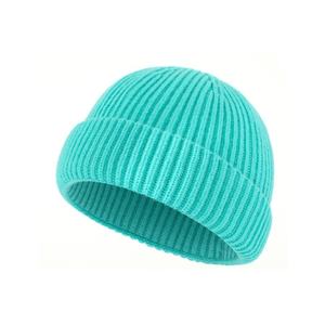 Bonnet tricoté unisexe pour le ski d'hiver transfrontalier, épais, coupe-vent, respirant, chaud, style melon, en fourrure de <span class=keywords><strong>lapin</strong></span> pour l'extérieur - Product Image 1