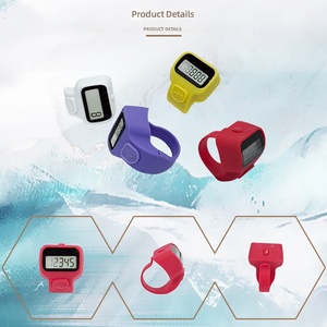 Mini compteur de personnes électronique avec écran LCD, appareil portable de comptage de personnes, modèle 8017, boîtier en plastique, alimenté par piles - Product Image 5