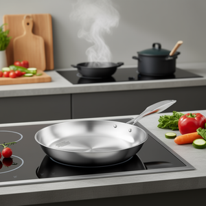 Sartén de Acero Inoxidable DB de 26 cm, Cerámica Antiadherente, Apta para Cocina de Inducción, Diseño Moderno - Product Image 2