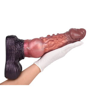 Scarletsin D-46-3 Fantasy Alien Dragon Realistische Siliconen <span class=keywords><strong>Dildo</strong></span> Monster Enorme Dikke Mouw 100% Waterdicht Volwassen Seksspeeltje L Maat - Product Image 1