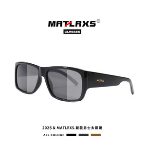 Polarized <b>Sunglasses</b> <b>Square</b> Frame UV400 Anti Glare For Men Driving P1866 - Product Image 3