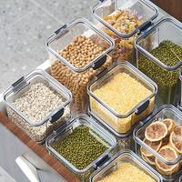 Boîte de conservation alimentaire en plastique moderne transparente et hermétique pour réfrigérateur, pot, boîte, boîtes de rangement, conserve la fraîcheur