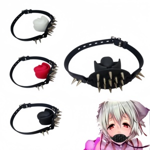 Volwassenenartikelen seksproducten rivet mondknevel BDSM seksspelletjes set open mondknevel metalen seksspeeltjes voor vrouwen of koppels - Product Image 1