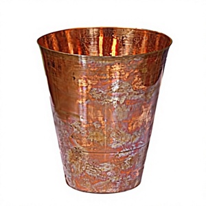 Handmade Vintage Brass Cocktail <b>Glass</b> Cylinder Shape Metal Drinkware Decorative Party Serving Cup - Product Image 1
