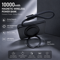Batterie externe magnétique 3-en-1 personnalisée de haute qualité 10000 mAh pour téléphone et montre, charge rapide exclusive PD35W