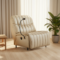 Canapé de restaurant en cuir de luxe moderne, fauteuil individuel pour café, mobilier de restaurant, ensemble table et chaises