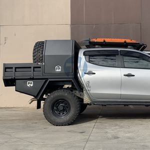 1800*1800mm À Usage Général en aluminium Revêtement En Poudre Double/Simple/Extra Cabine ute <span class=keywords><strong>plateau</strong></span>/auvent avec <span class=keywords><strong>gigogne</strong></span> tiroir & côtés rabattables - Product Image 4