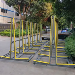 Estante de transporte de puerta y ventana de 2,5 metros, de vidrio grande carro de transporte, carga de 1500kg, carro de transferencia de panel de madera para industrial