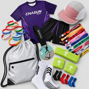 Kit Personalizzato per Eventi Sportivi: Set Maratona, Calze per Tifosi, Pettorali per Trail Running, Numeri di Partenza e Medaglie, Fascia per Capelli, Accessori da Gara - Product Image 1