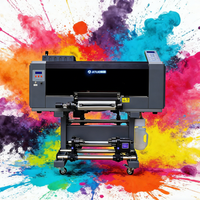 Printer UV DTF Roll to Roll A3 30cm Dengan Laminator Transfer Film UV AB Untuk Pencetakan Logam dan Kaca