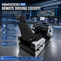 Console d'opération industrielle sans fil 5G en stock pour bulldozer hydraulique, avec prise de contrôle à distance intelligente pour engins