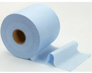 Disposable Lint Free Cleaning Wipe For Industry Dry Heavy Duty Cleaning Roll PP+ Woodpulp Non-woven Wiper