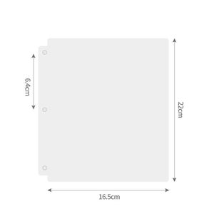 <span class=keywords><strong>Album</strong></span> <span class=keywords><strong>photo</strong></span> A5 multicolore en cuir PU et PP avec 3 anneaux et clip en <span class=keywords><strong>D</strong></span> pour toutes les pages intérieures au format A5 Logo imprimé au design coloré - Product Image 2