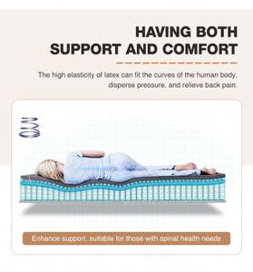 Colchón de espuma con memoria de remolino de lujo real de alta densidad para un sueño de calidad Individual Doble completo tamaño King moderno para dormitorio - Product Image 6