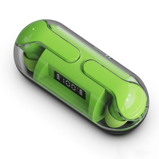 Touch Control Small Bluetooth Earbuds Transparent Bass Enhancement Mini Wireless TWS Earphones for Sport Gaming