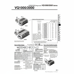 Électrovanne pneumatique SMC VQ1301R-51 pièces pneumatiques - Product Image 1