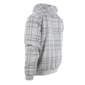 <span class=keywords><strong>Sweat</strong></span> <span class=keywords><strong>à</strong></span> <span class=keywords><strong>capuche</strong></span> <span class=keywords><strong>zippé</strong></span> pour homme, doublure <span class=keywords><strong>sherpa</strong></span> <span class=keywords><strong>à</strong></span> carreaux, coupe oversize, molleton épais, streetwear, logo personnalisé, vente en gros, décontracté - Product Image 6