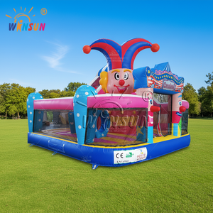 Winsun Nouveau Design Château Gonflable Combo pour Enfants Maison Gonflable Matériau PVC Ignifuge Installation Facile Taille Personnalisée Extérieur Commercial - Product Image 1