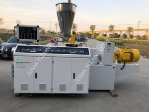 Pe <span class=keywords><strong>WPC</strong></span> gỗ nhựa decking hồ sơ máy làm/dây chuyền sản xuất/đùn thực vật cho trang trí ngoài trời - Product Image 2